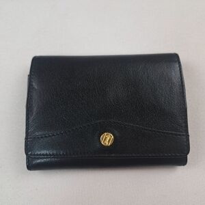 Goldpfeil Leather Wallet/Billfold Black